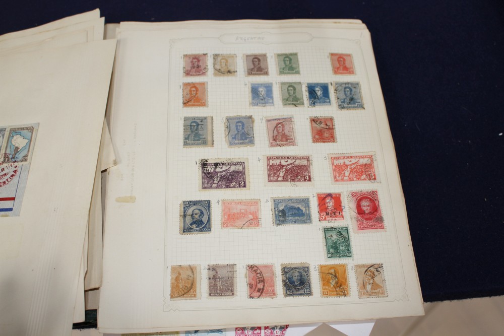 A World Stamp album, Victoria 1840 onwards including Penny reds